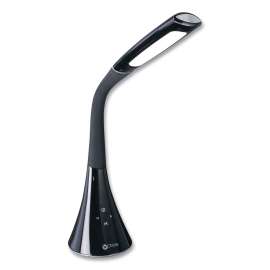 Wellness Series Swerve LED Desk Lamp, 23.25" High, Black, Ships in 1-3 Business Days