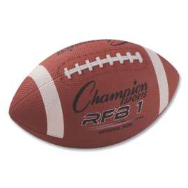 Champion Sports Official Size Rubber Football