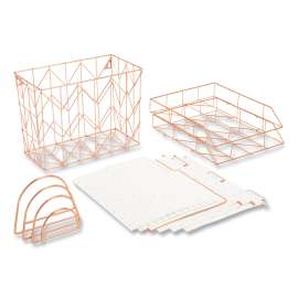 U Brands Desktop Fashion Filing Set