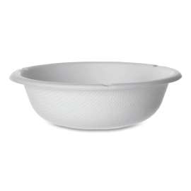 Vanguard Renewable and Compostable Sugarcane Bowls, 6 oz, White 1,800/Carton