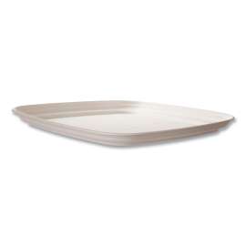 Regalia Renewable Sugarcane Tray, 10.24 x 16.54, White, Sugarcane, 100/Carton