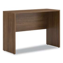 HON Coordinate Height Adjustable Desk Bundle 2-Stage, 70" x 22" x 27.75" to 47", Florence WalnutSilver