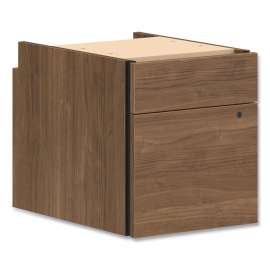 HON Coordinate Height Adjustable Desk Bundle 2-Stage, 70" x 22" x 27.75" to 47", Florence WalnutBlack