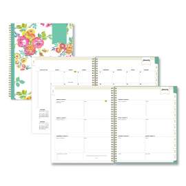 Day Designer Peyton Create-Your-Own Cover Weekly/Monthly Planner, Floral Artwork, 11 x 8.5, White, 12-Month (Jan-Dec): 2023