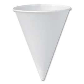 Bare Eco-Forward Treated Paper Cold Cups, 6 oz, White, 200/Sleeve, 25 Sleeves/Carton