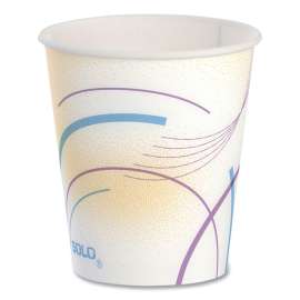 Paper Water Cups, Cold, 5 oz, Meridian Design, Multicolored, 100/Sleeve, 25 Sleeves/Carton