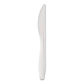 Reliance Mediumweight Cutlery, Standard Size, Knife, White, 100/Box, 1,000/Carton