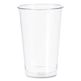 Ultra Clear PETE Cold Cups, 20 oz, Clear, 50/Sleeve, 20 Sleeves/Carton