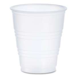 High-Impact Polystyrene Cold Cups, 5 oz, Translucent, 100/Pack