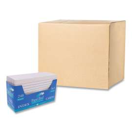 Roaring Spring PaperTrail Ruled Index Cards (240 Count) with Tray