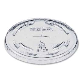 Plastic Cold Cup Lids, Fits 9 Oz To 10 Oz Cups, Clear, 1,000/carton