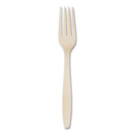 Guildware Cutlery Sweetheart Polystyrene Tableware, Forks, Champagne, 1000/Carton