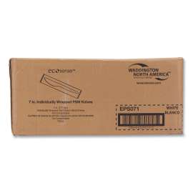 EcoSense Renewable Plant Starch Cutlery, Individually Wrapped, Knife, 7", 750/Carton