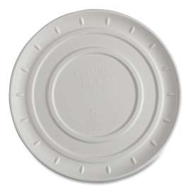 Vanguard Molded Fiber Pizza Tray, 16" dia, White, Sugarcane, 50/Carton