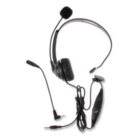 ZuM ZuM350B Binaural Over The Head Headset, Black