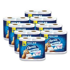 Ultra Soft Bathroom Tissue, Septic Safe, 2-Ply, White, 244 Sheets/Roll, 4 Rolls/Pack