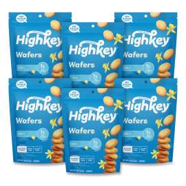 Vanilla Wafer, Vanilla, 2 oz Packet, 6/Carton, Ships in 1-3 Business Days