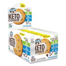 Keto Chocolate Chip Cookie, Chocolate Chip, 1.6 oz Packet, 12/Pack, Ships in 1-3 Business Days