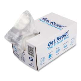 Food Bags, 16 oz, 0.68 mil, 4" x 8", Clear, 1,000/Carton