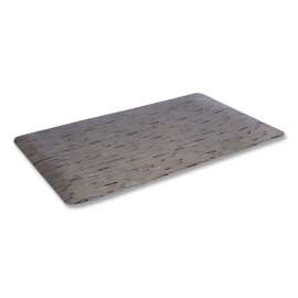 Cushion-Step Marbleized Rubber Mat, 24 x 36, Gray