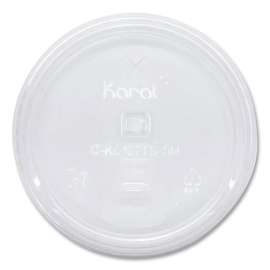 PET Lids, Strawless Sipper, Fits 32 oz Cold Cups, Clear, 1,000/Carton