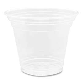 PET Plastic Cups, 9 oz, Clear, 1,000/Carton
