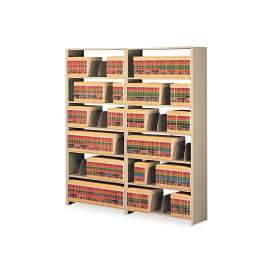 Snap-Together Steel Seven-Shelf Closed Starter Set, 36w x 12d x 88h, Sand