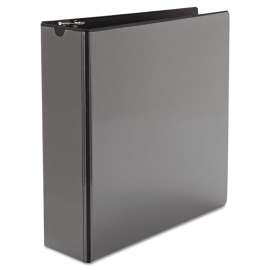 Speedy Spine Heavy-Duty Time Saving Round Ring View Binder, 3 Rings, 3" Capacity, 11 x 8.5, Black