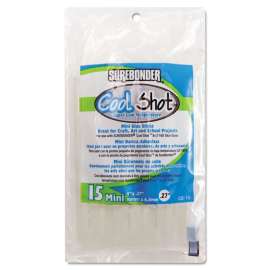 CoolShot Low Temp Glue Sticks, 4", 15 per Pack