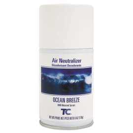 TC Standard Aerosol Refill, Ocean Breeze, 6 oz Aerosol Spray, 12/Carton