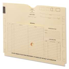 PXR7 X-Ray Jackets with Pockets, Straight Tab, Manila, 100/Box