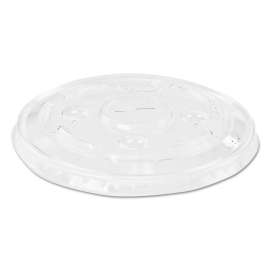 Conex C-Cup Lids, Fits Plastic Cups, Fits 32 oz Cups, Clear, 50/Pack, 20 Packs/Carton