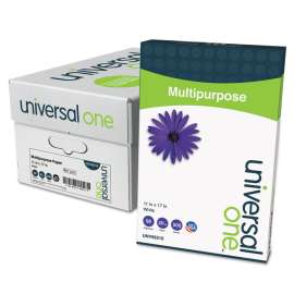 Deluxe Multipurpose Paper, 98 Bright, 20lb, 11 x 17, Bright White, 500 Sheets/Ream, 5 Reams/Carton