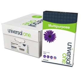 Deluxe Multipurpose Paper, 98 Bright, 20lb, 8.5 x 14, Bright White, 500 Sheets/Ream, 10 Reams/Carton