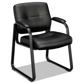 HON Wave Mesh Mid-Back Task Chair, Supports Up to 250 lb, 18" to 22.25" Seat Height, Black