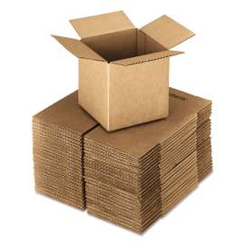 Cubed Fixed-Depth Corrugated Shipping Boxes, Regular Slotted Container (RSC), 20" x 20" x 20", Brown Kraft, 10/Bundle