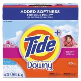 Touch of Downy Laundry Detergent, Powder, April Fresh, 148 oz Box, 2/Carton