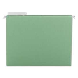 Color Hanging Folders with 1/3 Cut Tabs, Letter Size, 1/3-Cut Tabs, Green, 25/Box