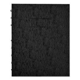 EcoLogix NotePro Notebook, Medium/College Rule, Black Cover, 9.25 x 7.25, 75 Pages