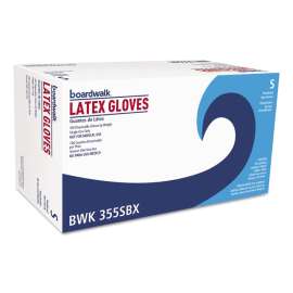General Purpose Powdered Latex Gloves, Small, Clear, 100/Box