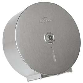 Stainless Steel Jumbo Roll Dispenser, 14.25 x 4.44 x 14.25, Stainless Steel