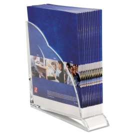 Stratus Acrylic Magazine Rack, 3.5 x 10.25 x 10.5, Clear