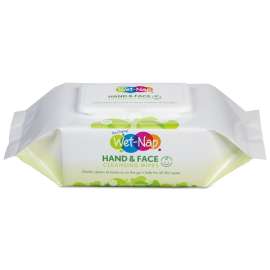 Hands and Face Cleansing Wipes, 7 x 6, White, Fragrance-Free, 110/Pack, 6 Packs/Carton