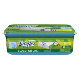 Wet Refill Cloths, Open Window Fresh, Cloth, White, 10 x 8, 28/Box, 6 Boxes/CT