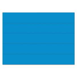 Dry Erase Magnetic Tape Strips, 0.88 x 6, Blue, 25/Pack