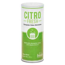 Citro Fresh Dumpster Odor Eliminator, Citronella, 12 oz Canister, 12/Carton