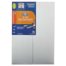 CFC-Free Polystyrene Foam Premium Display Board, 24 x 36, White, 12/Carton