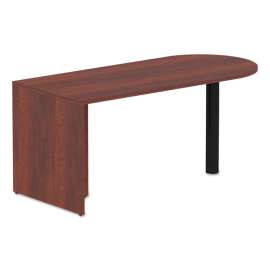 Alera - Valencia Series Medium Cherry D-Top Office Desk