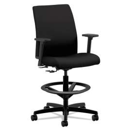HON Endorse Mesh Mid-Back Work Chair, Supports Up to 300 lb, 17.5" to 21.75" Seat Height, Black