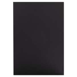 CFC-Free Polystyrene Foam Board, 20 x 30, Black Surface and Core, 10/Carton
